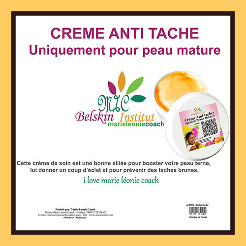 Crème Anti Tache : Uniquement Pour Peau Mature