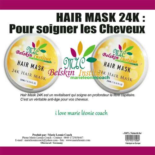 Hair Mask :24k: Pour Soigner Les Cheveux